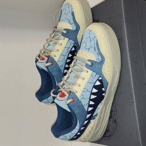 PUMA Men's X Jurassic World Rebound Retro Low-top Sneakers Size 9 Blue